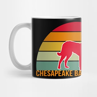 Chesapeake Bay Retriever Vintage Silhouette Mug